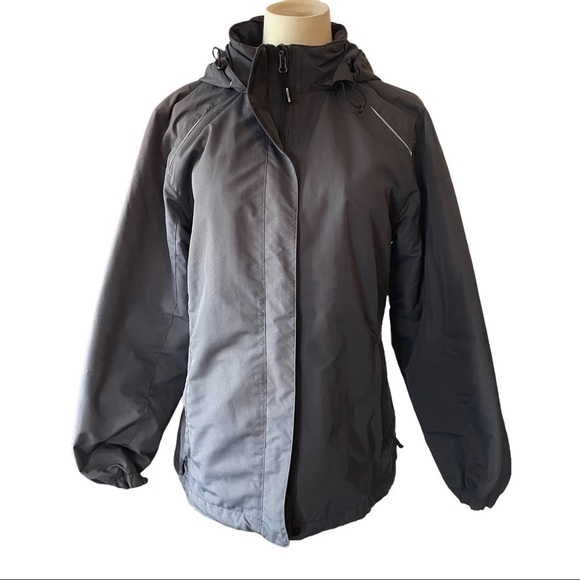 Core by North End Grey ladies athflow casual winter jacket with zip in liner - Picture 1 of 12